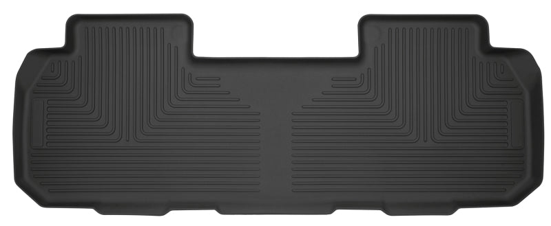 Husky Liners 2018 Buick Enclave w/ Bucket Seats WeatherBeater 2nd Row Black Floor Liners Husky Liners Floor Mats - Rubber AXOPROS