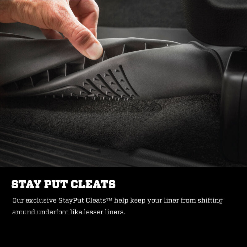 Husky Liners 2019+ Dodge Ram 1500 Crew Cab X-Act Contour Black 2nd Seat Floor Liners Husky Liners Floor Mats - Rubber AXOPROS