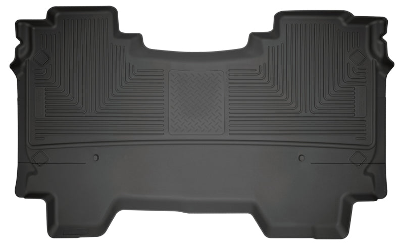 Husky Liners 2019 Ram 1500 CC WeatherBeater 2nd Seat Floor Liners Black (W/O Factory Storage Box) Husky Liners Floor Mats - Rubber AXOPROS