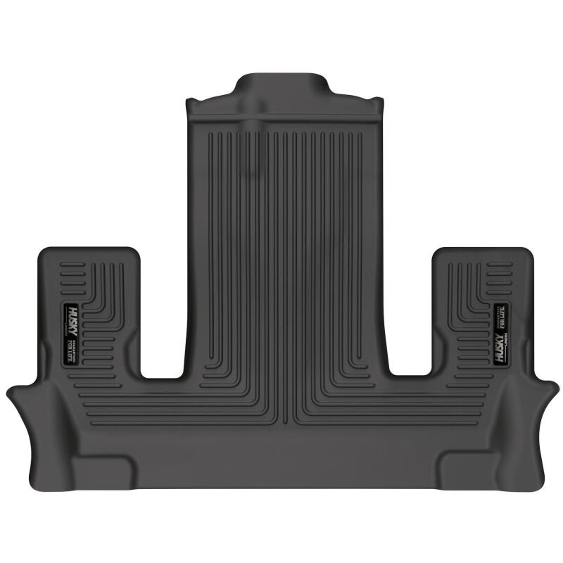 Husky Liners 2022 Ford Explorer WeatherBeater 2nd Seat Black Floor Liner Husky Liners Floor Mats - Rubber AXOPROS