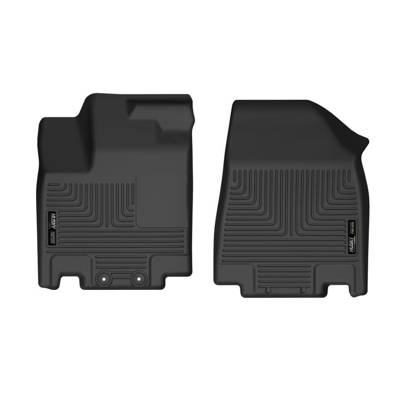 Husky Liners 2022 Nissan Pathfinder / Infiniti QX60 Front Floor Liners - Black Husky Liners Floor Mats - Rubber AXOPROS