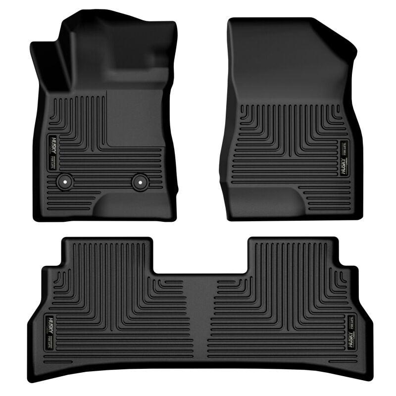 Husky Liners 2024 Chevrolet Trax Weatherbeater Black Front & 2nd Seat Floor Liners Husky Liners Floor Mats - Rubber AXOPROS
