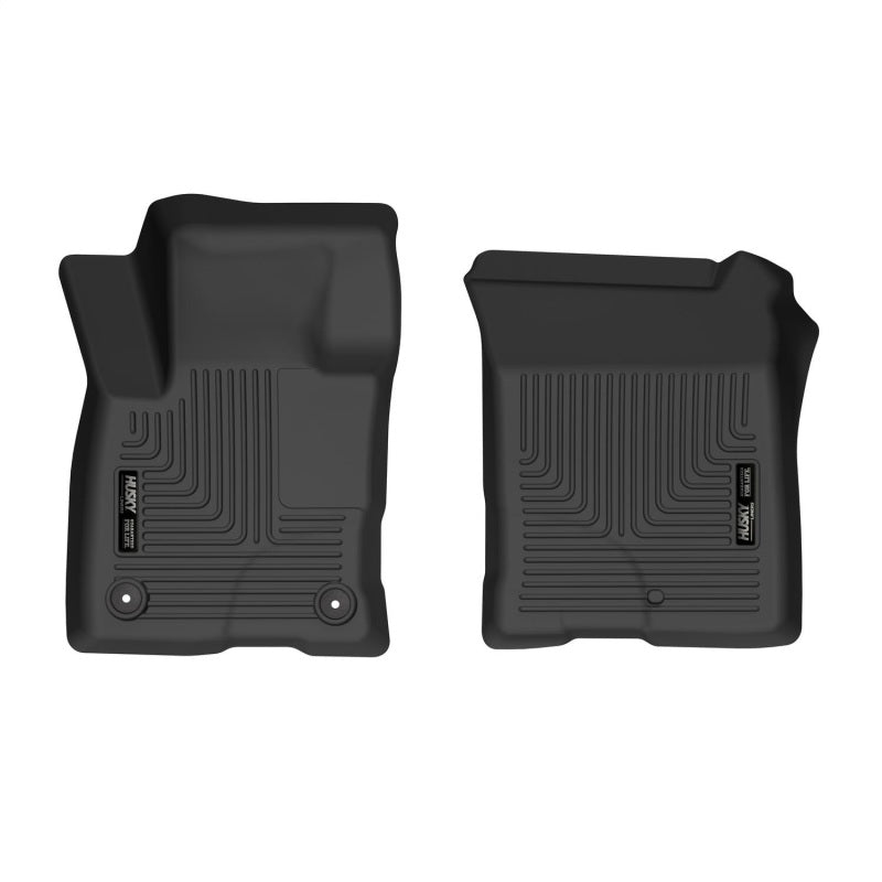 Husky Liners 21-22 Ford Bronco Sport X-act Contour Front & 2nd Seat Floor Liners (Black) Husky Liners Floor Mats - Rubber AXOPROS