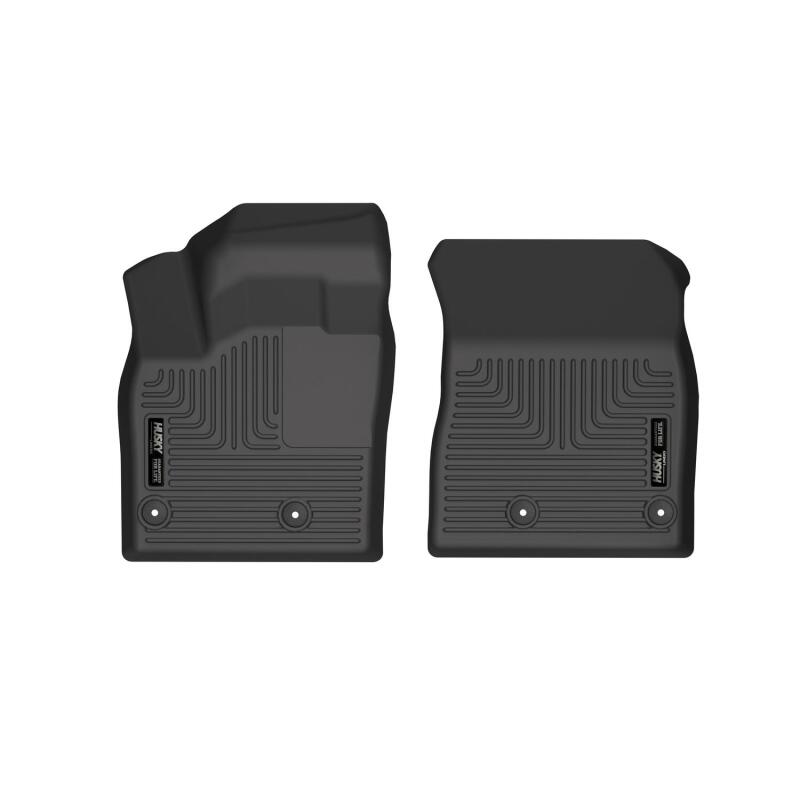 Husky Liners 21-22 Nissan Rogue X-Act Contour Front Floor Liners - Black Husky Liners Floor Mats - Rubber AXOPROS