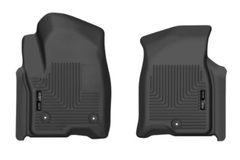 Husky Liners 21-23 Chevy Tahoe / 21-23 Cadillac Escalade X-Act Contour Black Front Seat Floor Liners Husky Liners Floor Mats - Rubber AXOPROS
