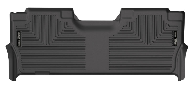 Husky Liners 21-23 Ford F-150 CC SC / 2017 Ford SD CC WeatherBeater Rear Floor Liners - Black Husky Liners Floor Mats - Rubber AXOPROS