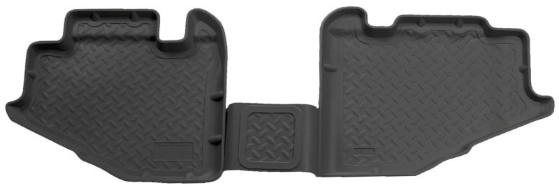 Husky Liners 97-05 Jeep Wrangler Classic Style 2nd Row Black Floor Liners Husky Liners Floor Mats - Rubber AXOPROS