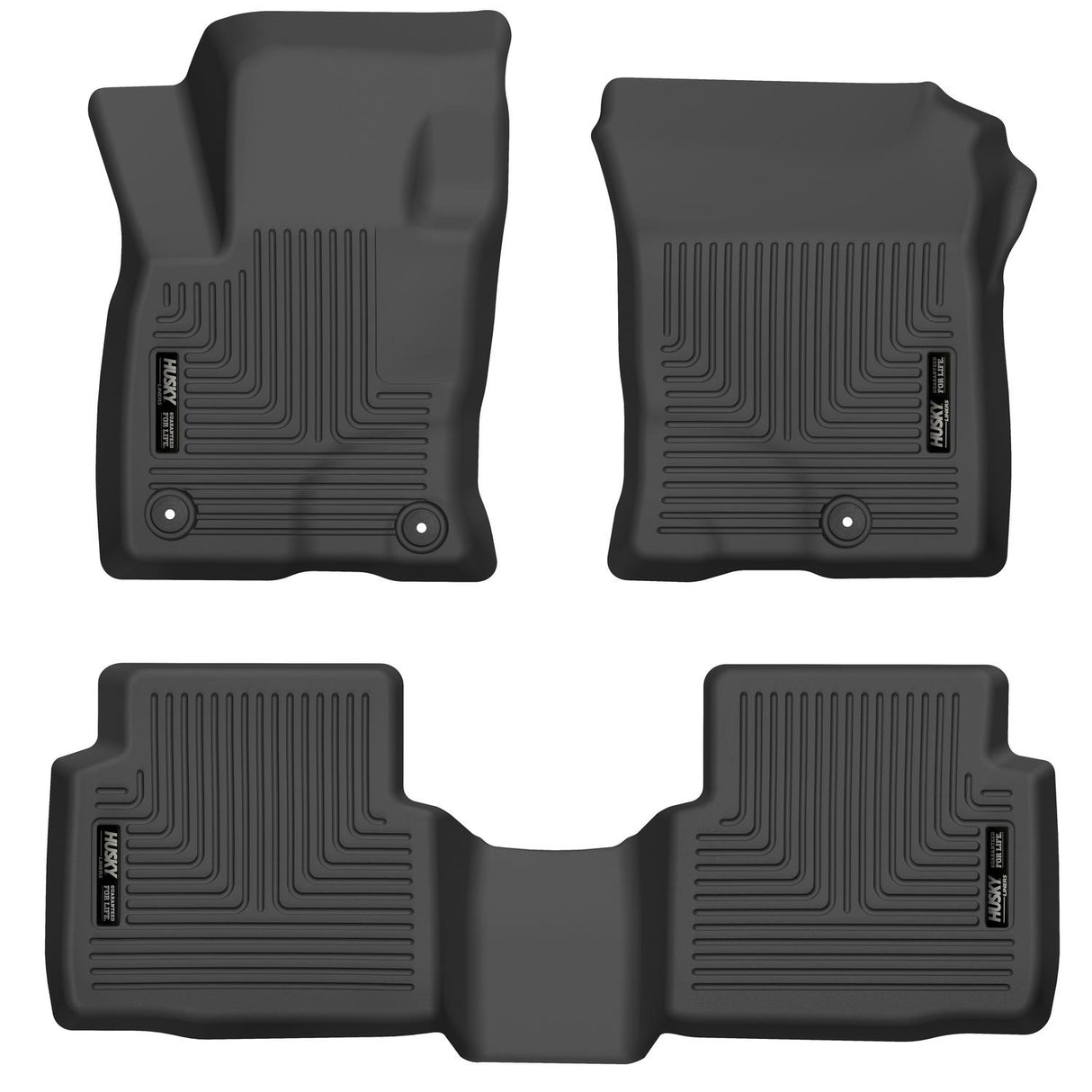 Husky Weatherbeater Front & 2nd Seat Floor Liners 95721 Husky Liners Floor Liner  AXOPROS