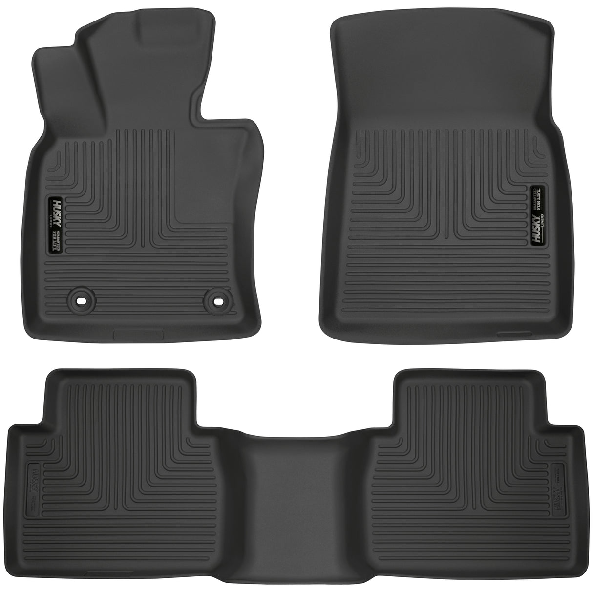 Husky Weatherbeater Front & 2nd Seat Floor Liners 95731 Husky Liners Floor Liner  AXOPROS