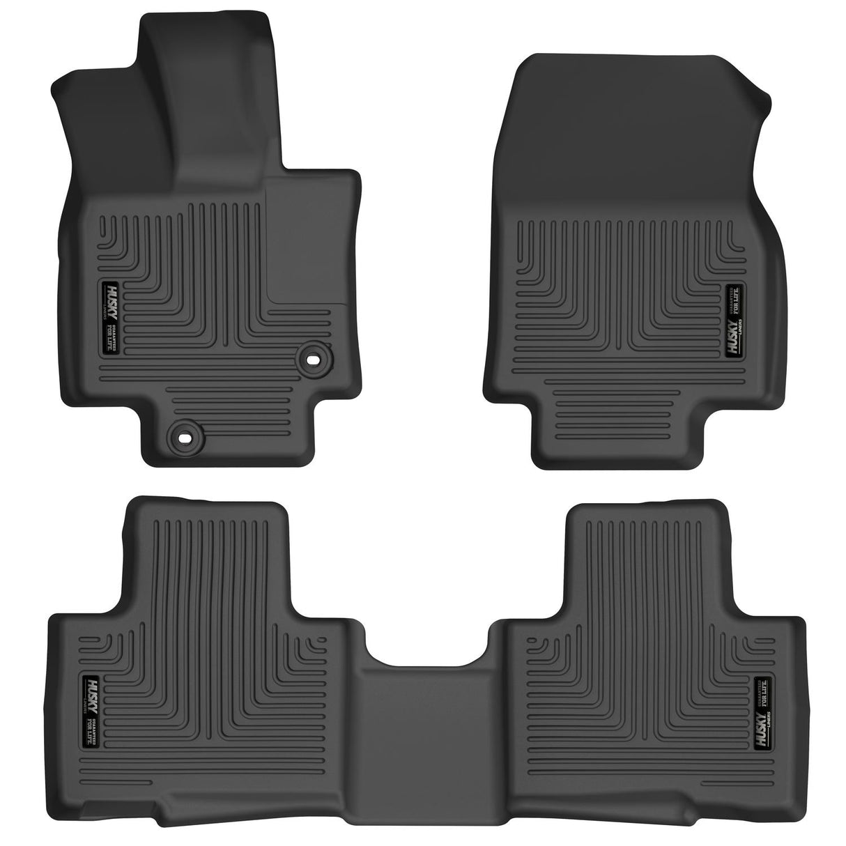 Husky Weatherbeater Front & 2nd Seat Floor Liners 95791 Husky Liners Floor Liner  AXOPROS