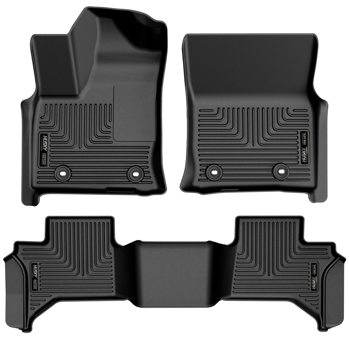 Husky Weatherbeater Front & 2nd Seat Floor Liners 95811 Husky Liners Floor Liner  AXOPROS