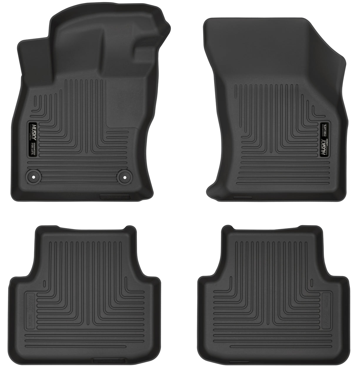 Husky Weatherbeater Front & 2nd Seat Floor Liners 95831 Husky Liners Floor Liner  AXOPROS