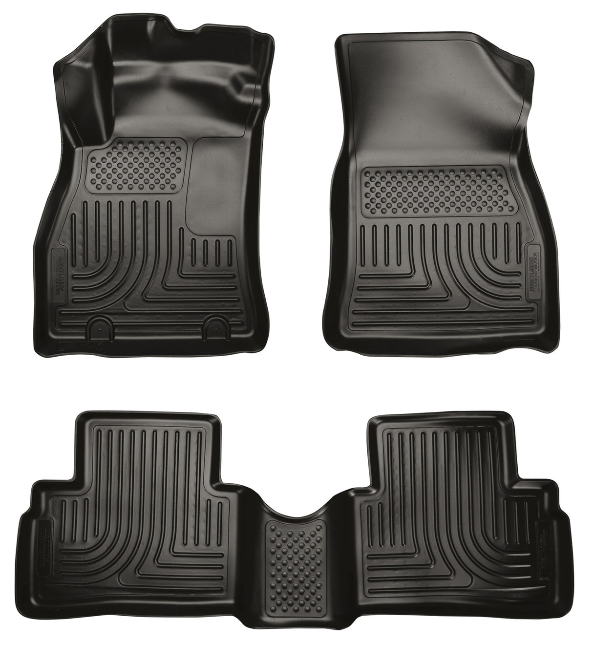 Husky Weatherbeater Front & 2nd Seat Floor Liners 98621 Husky Liners Floor Liner  AXOPROS