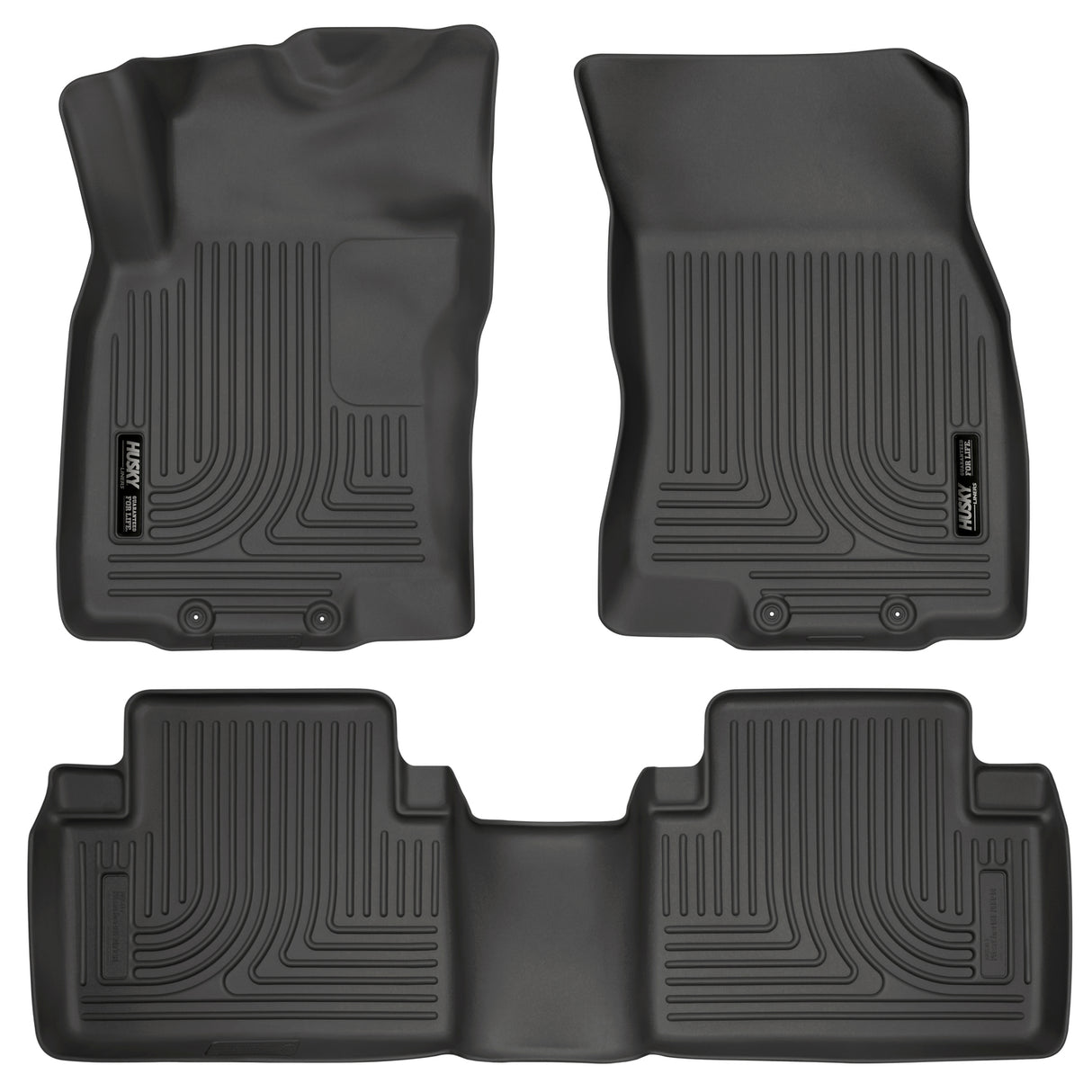 Husky Weatherbeater Front & 2nd Seat Floor Liners 98671 Husky Liners Floor Liner  AXOPROS