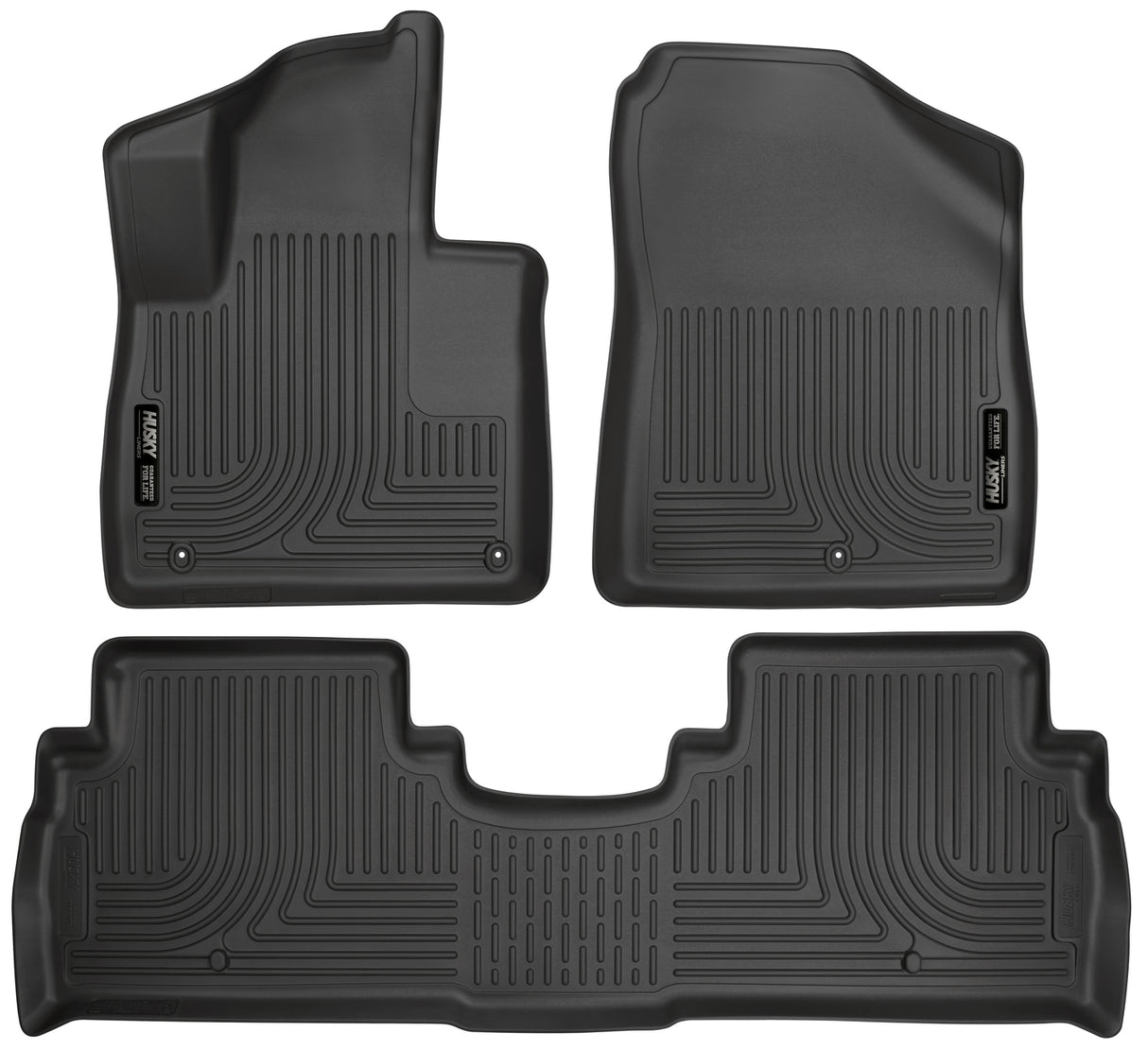 Husky Weatherbeater Front & 2nd Seat Floor Liners 98691 Husky Liners Floor Liner  AXOPROS