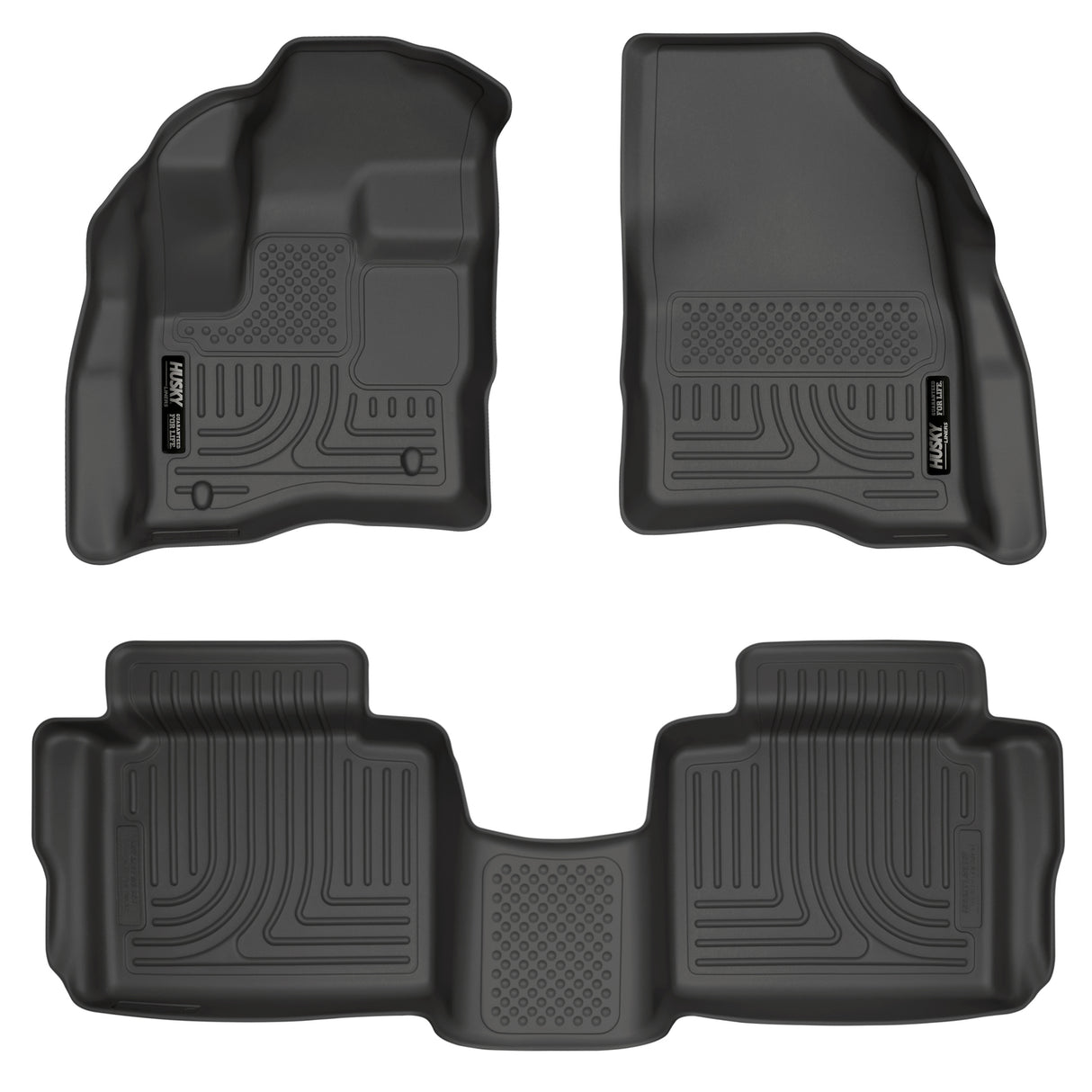 Husky Weatherbeater Front & 2nd Seat Floor Liners 98701 Husky Liners Floor Liner  AXOPROS