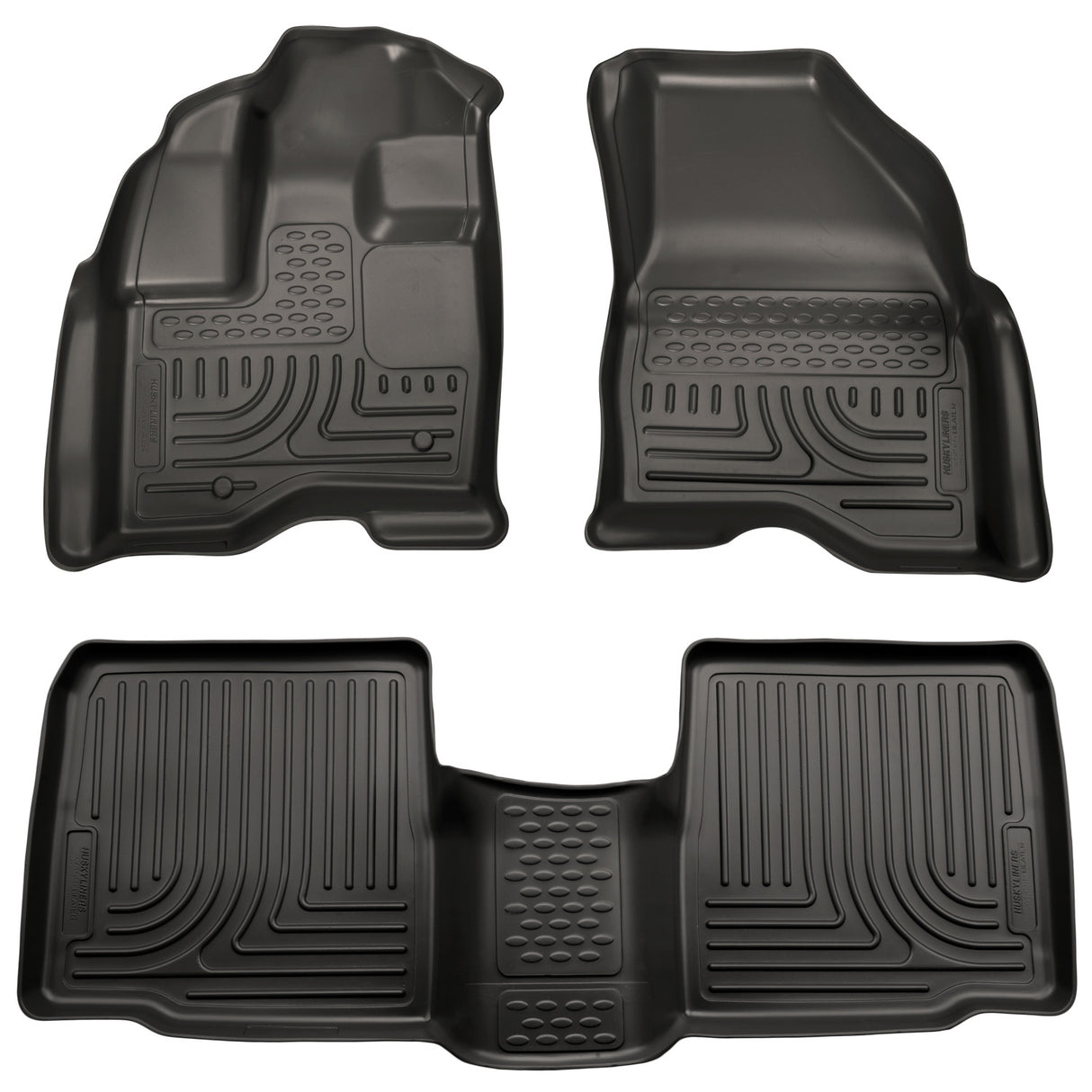 Husky Weatherbeater Front & 2nd Seat Floor Liners 98731 Husky Liners Floor Liner  AXOPROS
