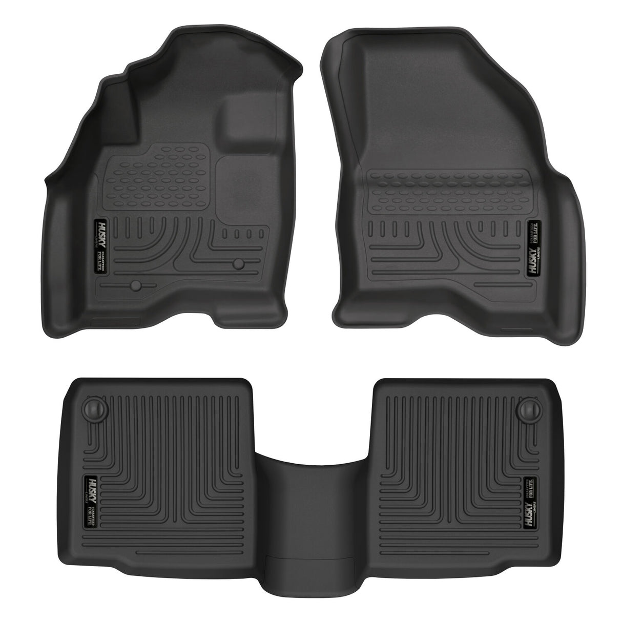 Husky Weatherbeater Front & 2nd Seat Floor Liners 98761 Husky Liners Floor Liner  AXOPROS