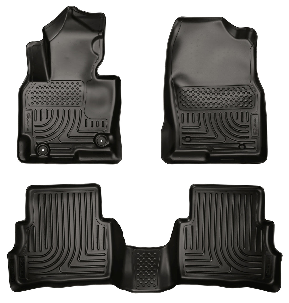Husky Weatherbeater Front & 2nd Seat Floor Liners 99731 Husky Liners Floor Liner AXOPROS