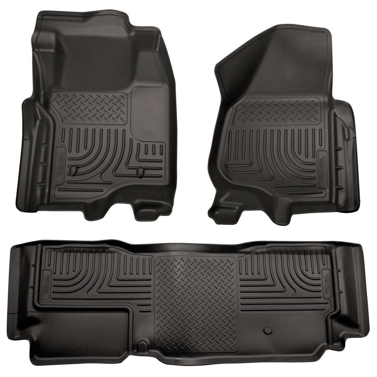 Husky Weatherbeater Front & 2nd Seat Floor Liners (Footwell Coverage) 98721 Husky Liners Floor Liner  AXOPROS