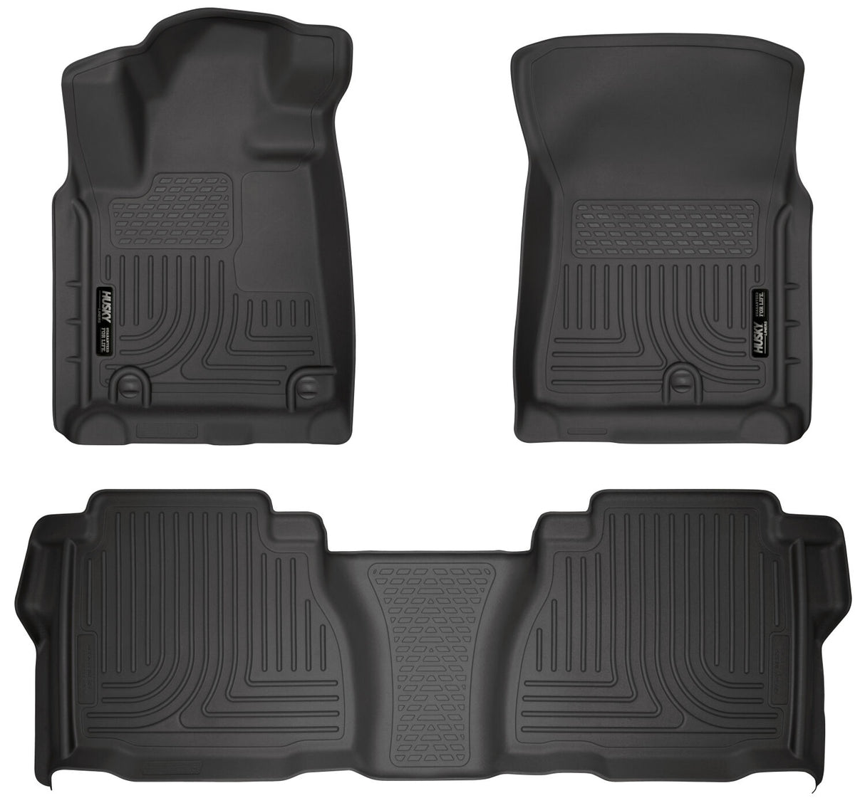 Husky Weatherbeater Front & 2nd Seat Floor Liners (Footwell Coverage) 99581 Husky Liners Floor Liner AXOPROS