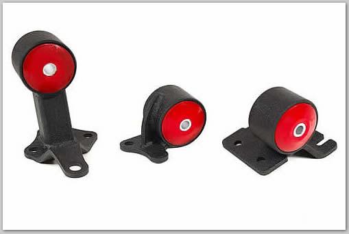Innovative 88-91 Civic B-Series Black Steel Mounts 60A Bushings (Cable) Innovative Mounts Engine Mounts AXOPROS