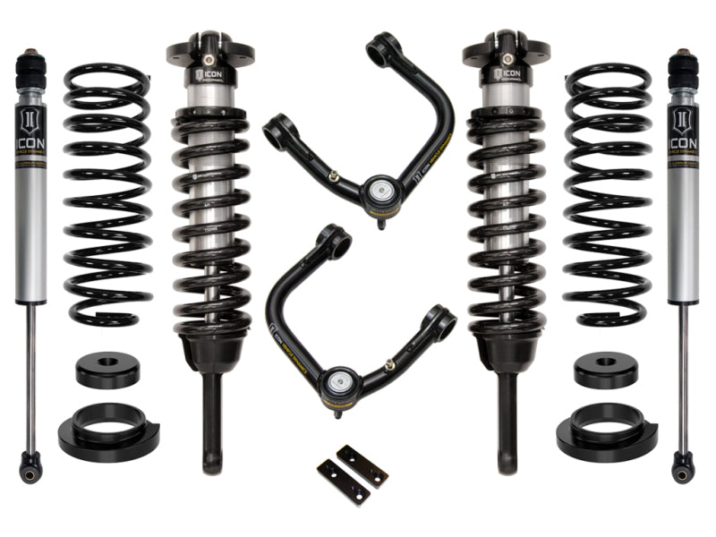 Icon 03-09 GX470 0-3.5in STAGE 2 SUSPENSION SYSTEM W/ TUBULAR UCA ICON Lift Springs  AXOPROS