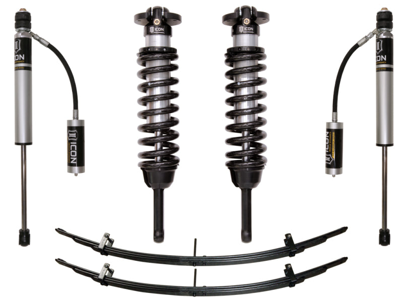 ICON 05-15 Toyota Tacoma 0-3.5in / 2016+ Toyota Tacoma 0-2.75in Stage 2 Suspension System ICON Coilovers AXOPROS
