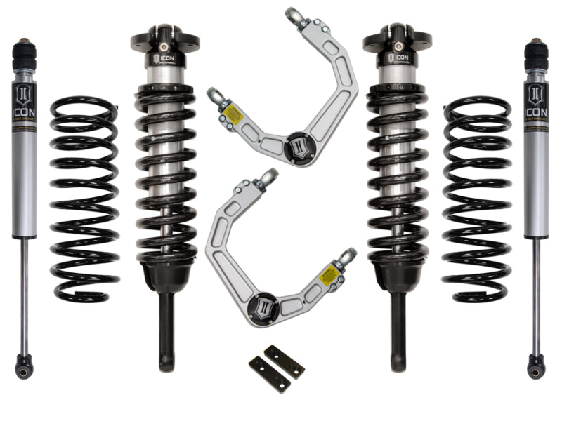 ICON 2010+ Toyota FJ/4Runner 0-3.5in Stage 2 Suspension System w/Billet Uca ICON Coilovers AXOPROS