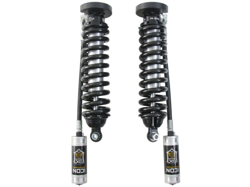 ICON 2016+ Nissan Titan XD 2.5 Series Shocks RR CDCV Coilover Kit ICON Coilovers AXOPROS