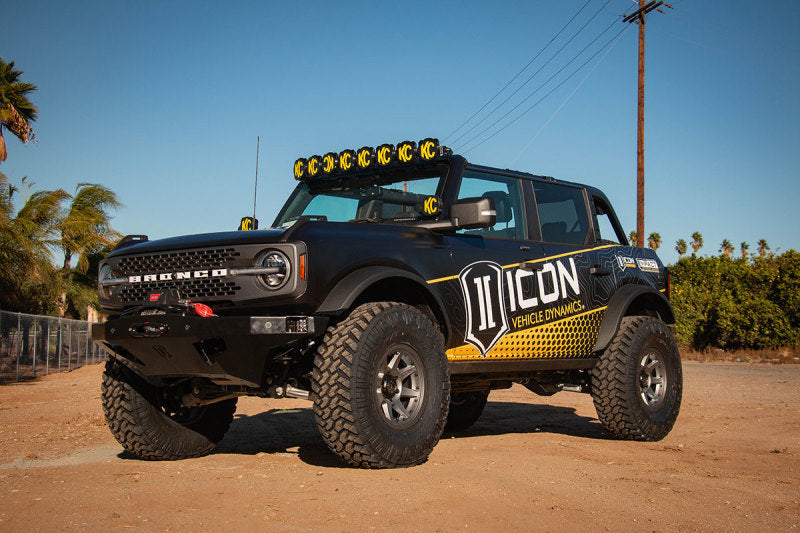 ICON 2021+ Ford Bronco Billet Rear Upper Adjustable Link Kit ICON Suspension Arms & Components AXOPROS