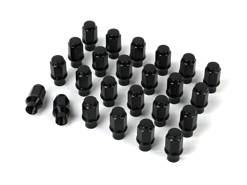 ICON Alloys Lug Nut Kit Black - 14x1.5 - 24 Lug Nuts w/ Custom Shank ICON Lug Nuts  AXOPROS