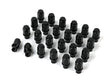 ICON Alloys Lug Nut Kit Black - 14x1.5 - 24 Lug Nuts w/ Custom Shank ICON Lug Nuts  AXOPROS