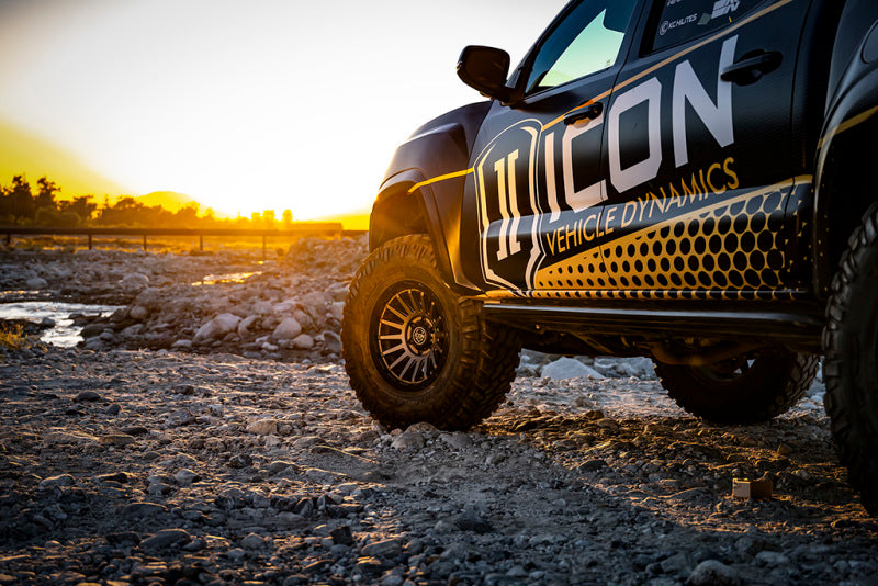 ICON Recon Pro 17x8.5 6x5.5 0mm Offset 4.75in BS 106.1mm Bore Charcoal Wheel ICON Wheels - Cast AXOPROS