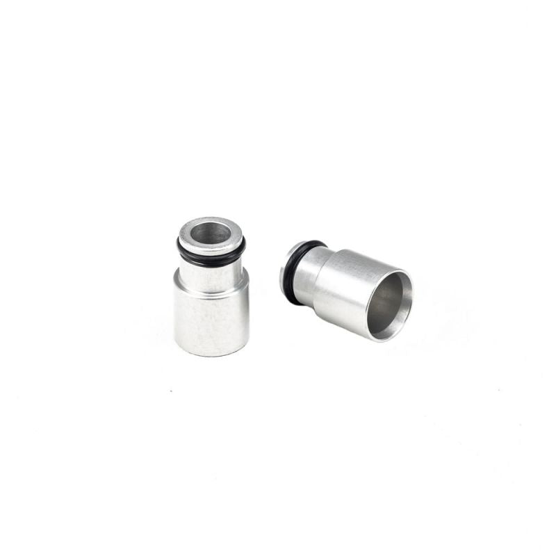 Injector Dynamics +12mm Clear Anodize Bottom Adapter 14mm Lower O-Ring Injector Dynamics Fuel Injector Adapters  AXOPROS
