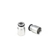 Injector Dynamics +12mm Clear Anodize Bottom Adapter 14mm Lower O-Ring Injector Dynamics Fuel Injector Adapters  AXOPROS