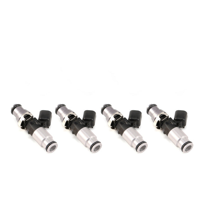 Injector Dynamics ID1300X Injectors- 14mm Top Adapter (Grey) - 14mm (Silver) Lower O-Ring - Set Of 4 Injector Dynamics Fuel Injector Sets - 4Cyl  AXOPROS
