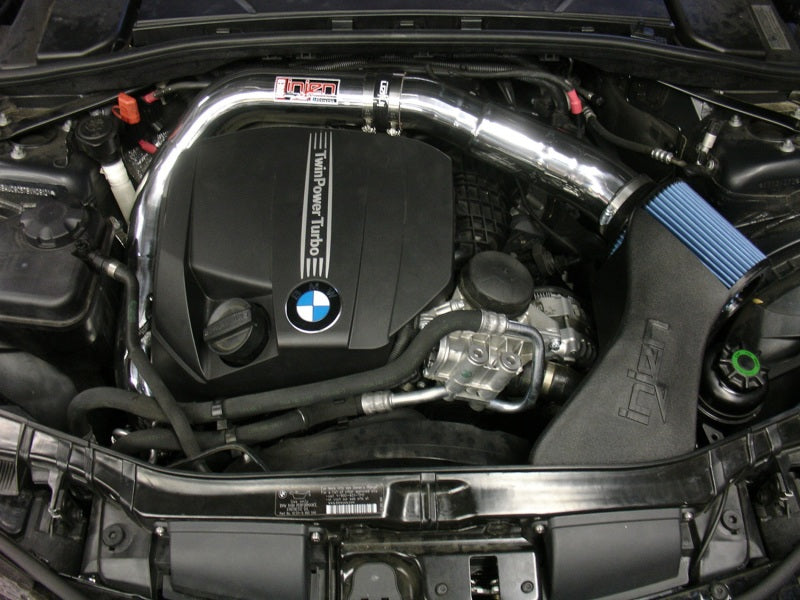 Injen 11 BMW E82 135i (N55) Turbo/E90 335i Wrinkle Black Tuned Air Intake w/ MR Tech, Air Fusion Injen Cold Air Intakes  AXOPROS