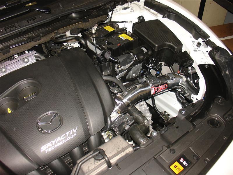 Injen 14-15 Mazda 6 2.5L 4cyl Black Cold Air Intake w/ MR Tech & Air Fusion Injen Cold Air Intakes AXOPROS
