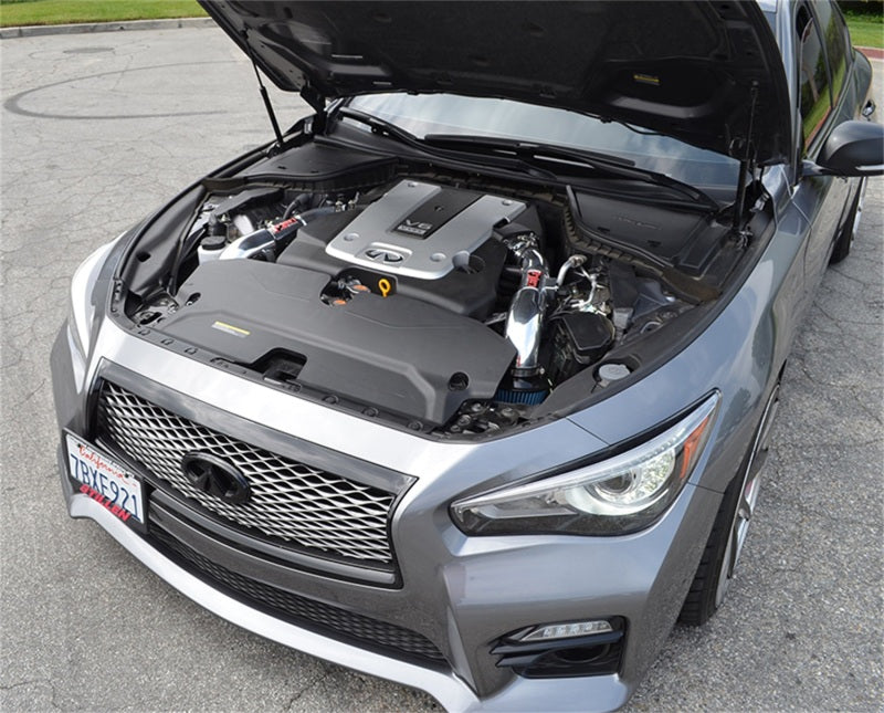 Injen 14 Infiniti Q50 3.7L V6 Polished Dual Short Ram Intake w/ MR Techn and Heat Shields Injen Cold Air Intakes AXOPROS
