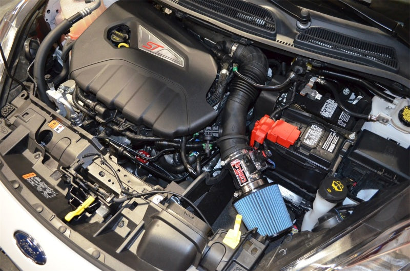 Injen 16-19 Ford Fiesta ST 1.6L Turbo 4Cyl Wrinkle Red Short Ram Intake w/MR Tech (Special order) Injen Cold Air Intakes AXOPROS