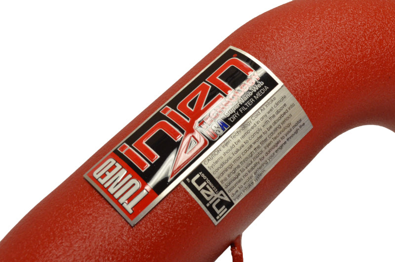 Injen 17-19 Audi A4 2.0T Wrinkle Red Short Ram Air Intake Injen Cold Air Intakes  AXOPROS