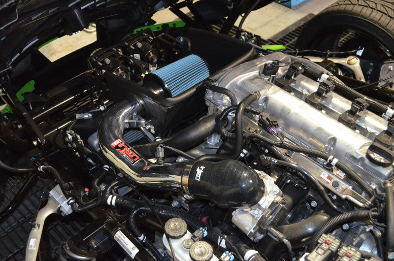 Injen 2015-2017 Polaris Slingshot 2.4L 4 Cyl Wrinkle Red Short Ram Intake w/ Heat Shield Injen Cold Air Intakes AXOPROS