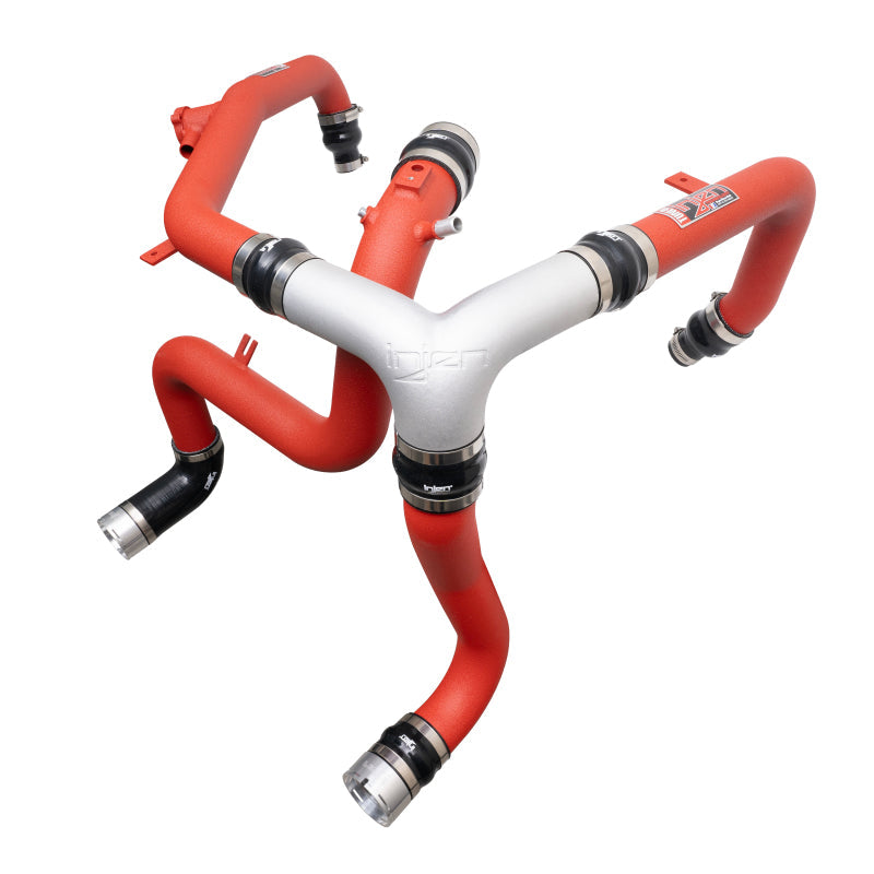 Injen 21-23 Ford Bronco 2.7L V6 (TT) EcoBoost SES Intercooler Pipes - Wrinkle Red Injen Intercooler Pipe Kits AXOPROS