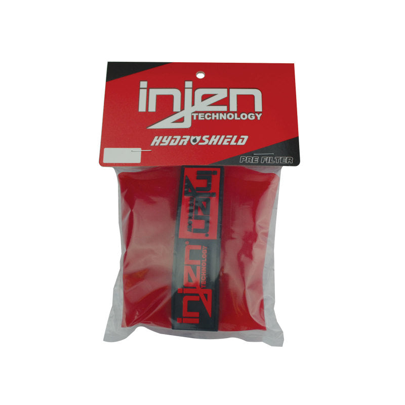 Injen Red Water Repellant Pre-Filter fits X-1010 X-1011 X-1017 X-1020 5in Base/5in Tall/4in Top Injen Pre-Filters AXOPROS