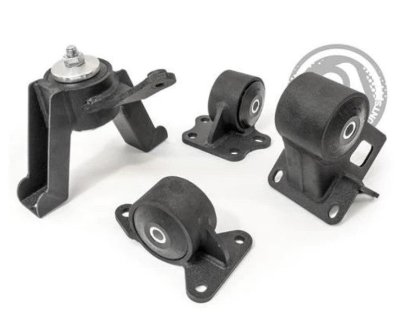 Innovative 00-05 Toyota MR2 Spyder 1ZZ Black Steel Mounts 75A Bushings Innovative Mounts Engine Mounts AXOPROS