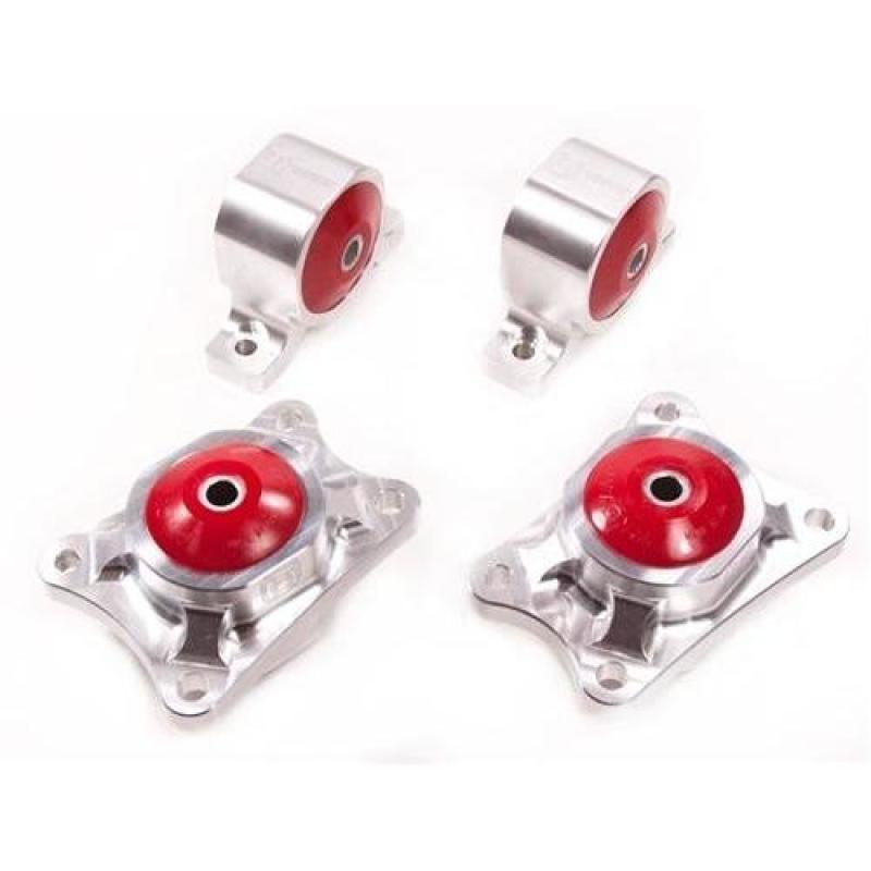 Innovative 00-09 Honda S2000 F-Series Silver Aluminum Mounts 75A Bushings Billet Rear Diff Mounts Innovative Mounts Differential Mounts  AXOPROS