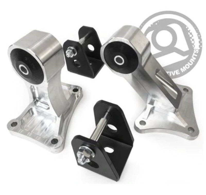 Innovative 00-09 Honda S2000 F-Series Silver Aluminum Mounts 75A Bushings (NoTrans Mount) Innovative Mounts Engine Mounts AXOPROS