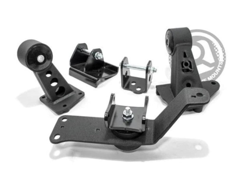 Innovative 00-09 Honda S2000 K-Series Black Steel Mounts 75A Bushings Innovative Mounts Engine Mounts AXOPROS