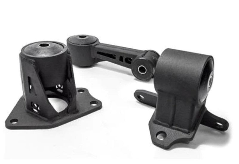 Innovative 09-13 Honda FIT/JAZZ L-Series Black Steel Mounts 75A Bushings Innovative Mounts Engine Mounts AXOPROS